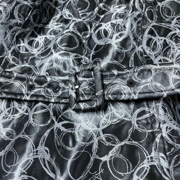 Vera Wang Lavender Label Belted Bubble Circle Sheath Dress V-Neck Size 4 Black - Picture 6 of 10